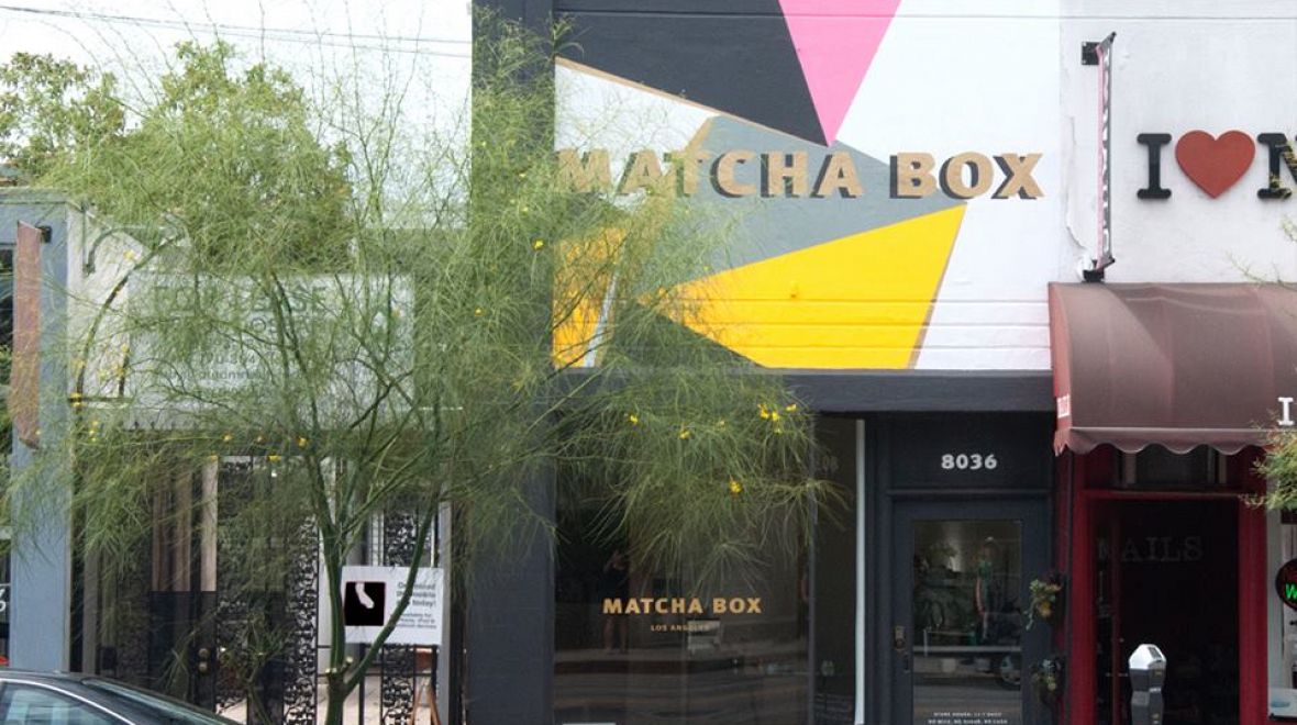 Matcha Box je první matcha kavárnou (spíš by se ale mělo říkat barem) v LA