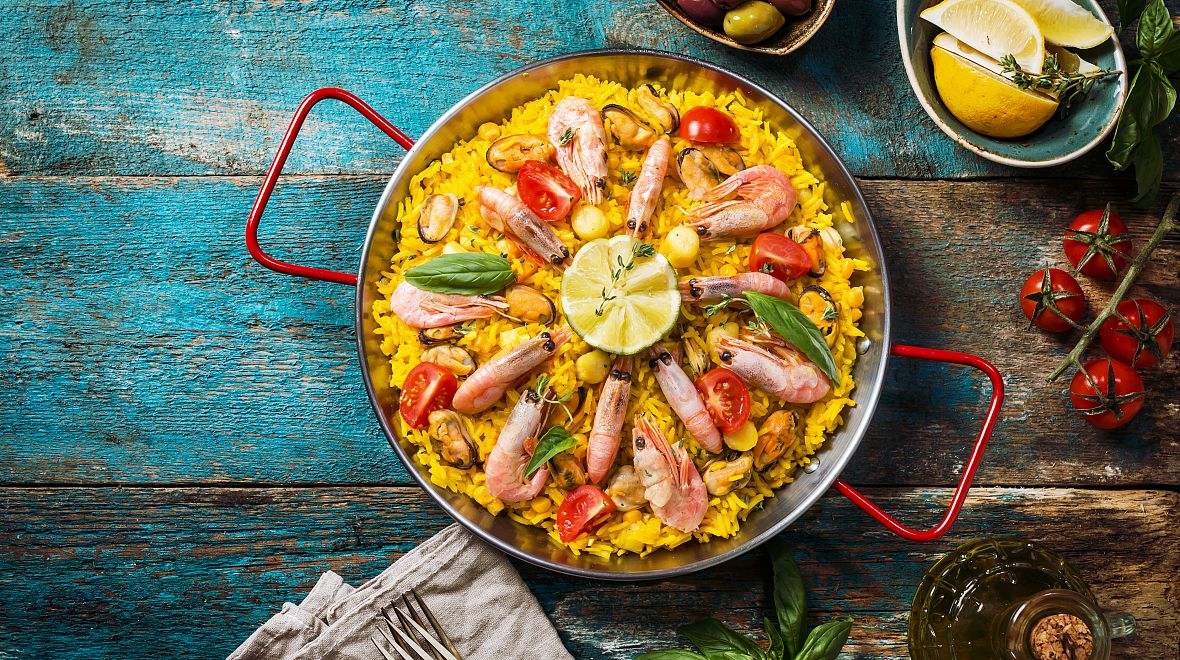Paella je národním jídlem Španělů