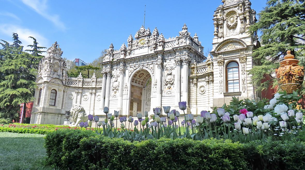 Zahrady paláce Dolmabahce