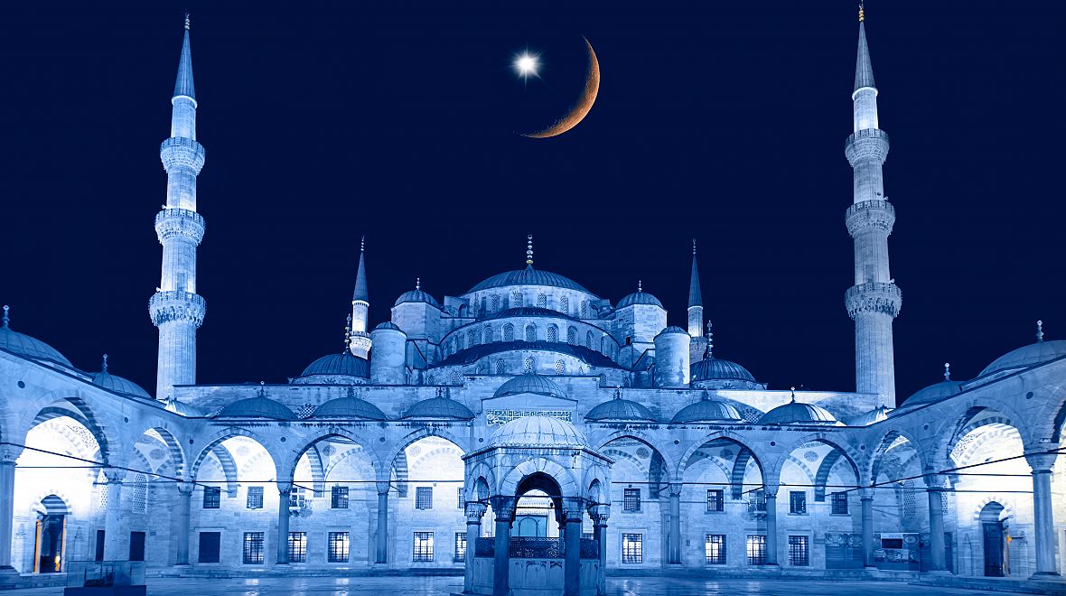 Nádvoří Modré mešity