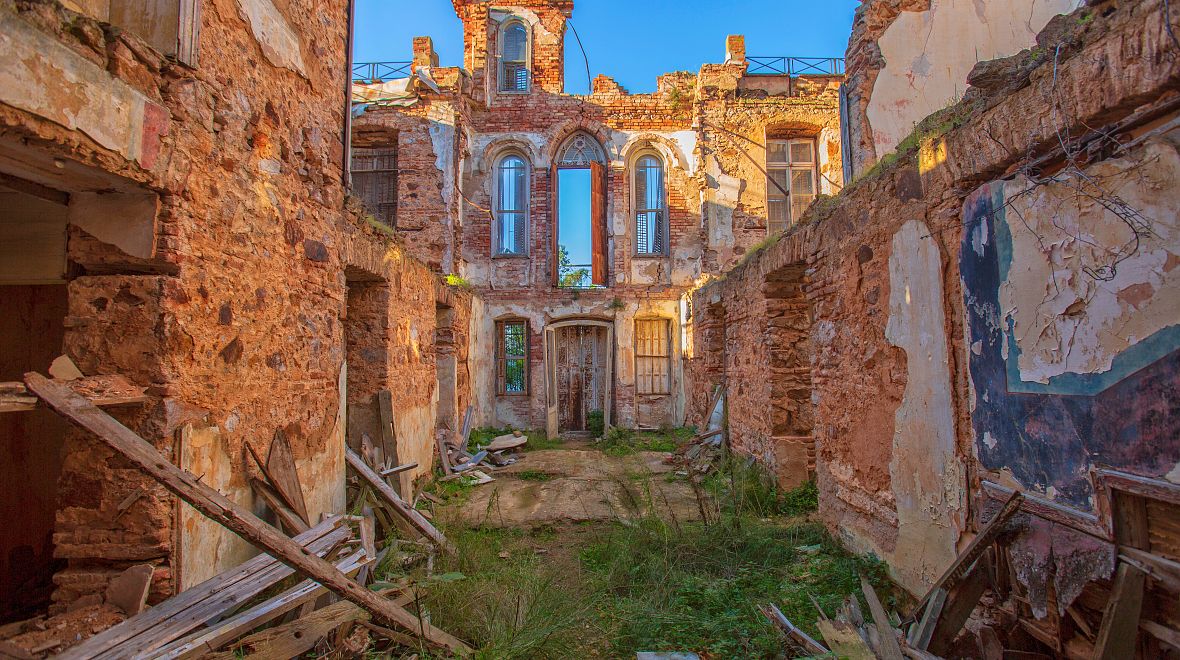 Ruiny domu Lva Trockého