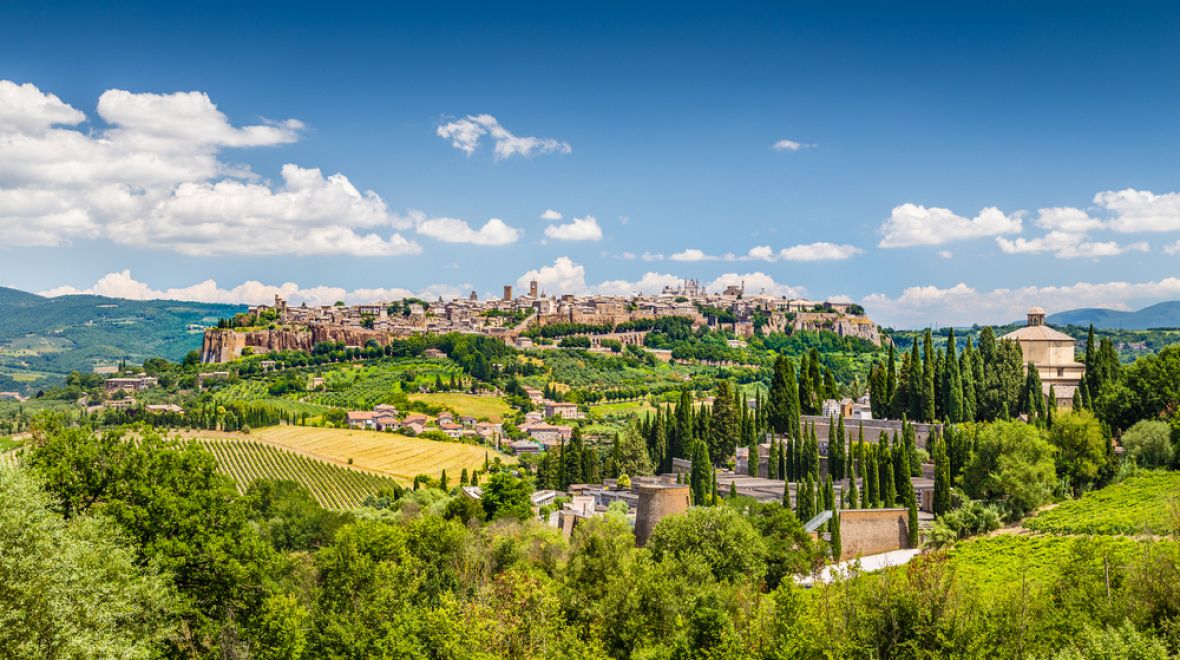 Orvieto a Umbrie - zelené srdce Itálie 