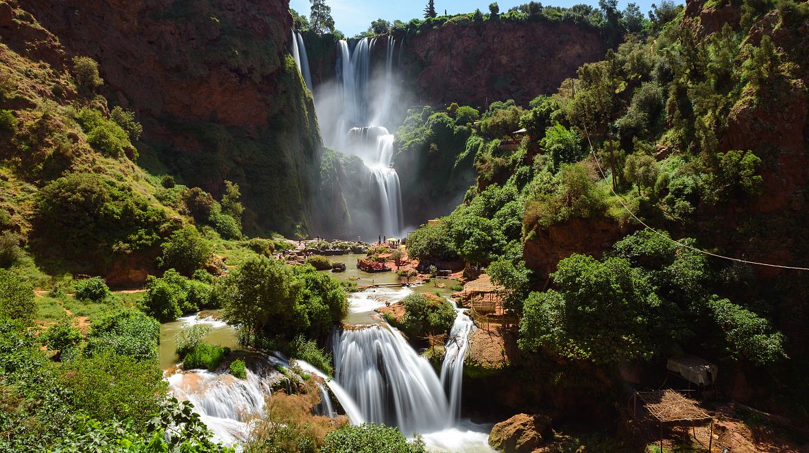 V blízkosti města najdete i překrásné vodopády Ouzoud