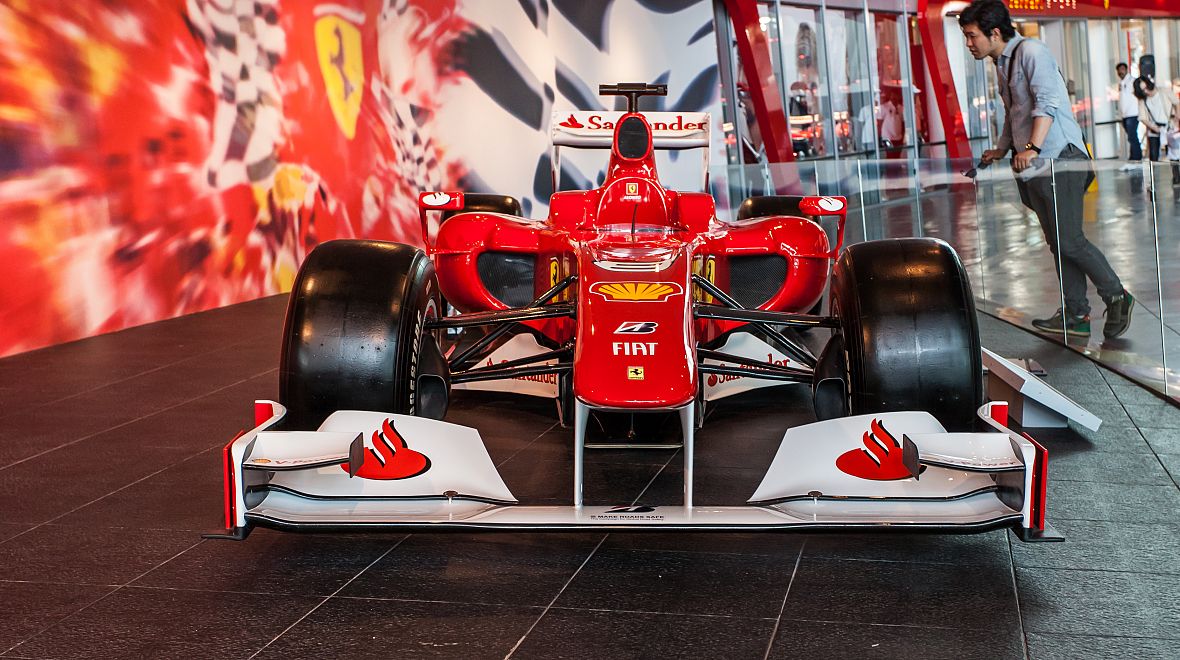 Vystavené modely Ferrari