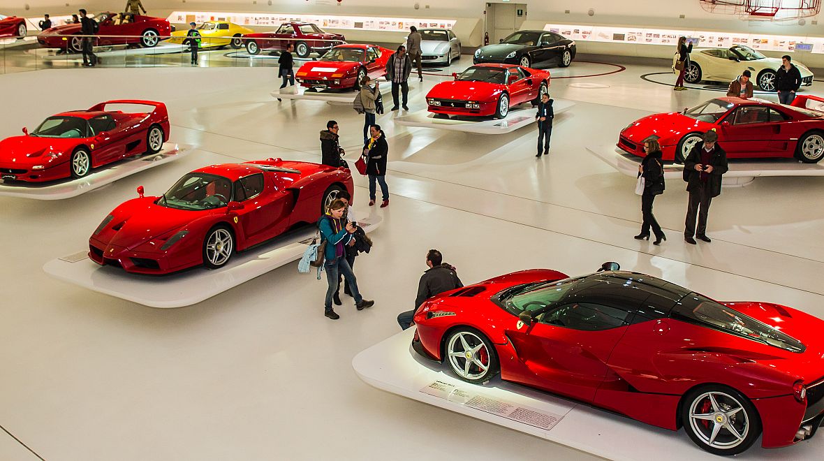 Muzeum Ferrari v Modeně 