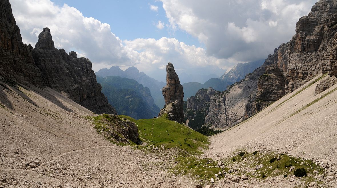 Campanile di Val Montanaia - symbol Furlanských Dolomit