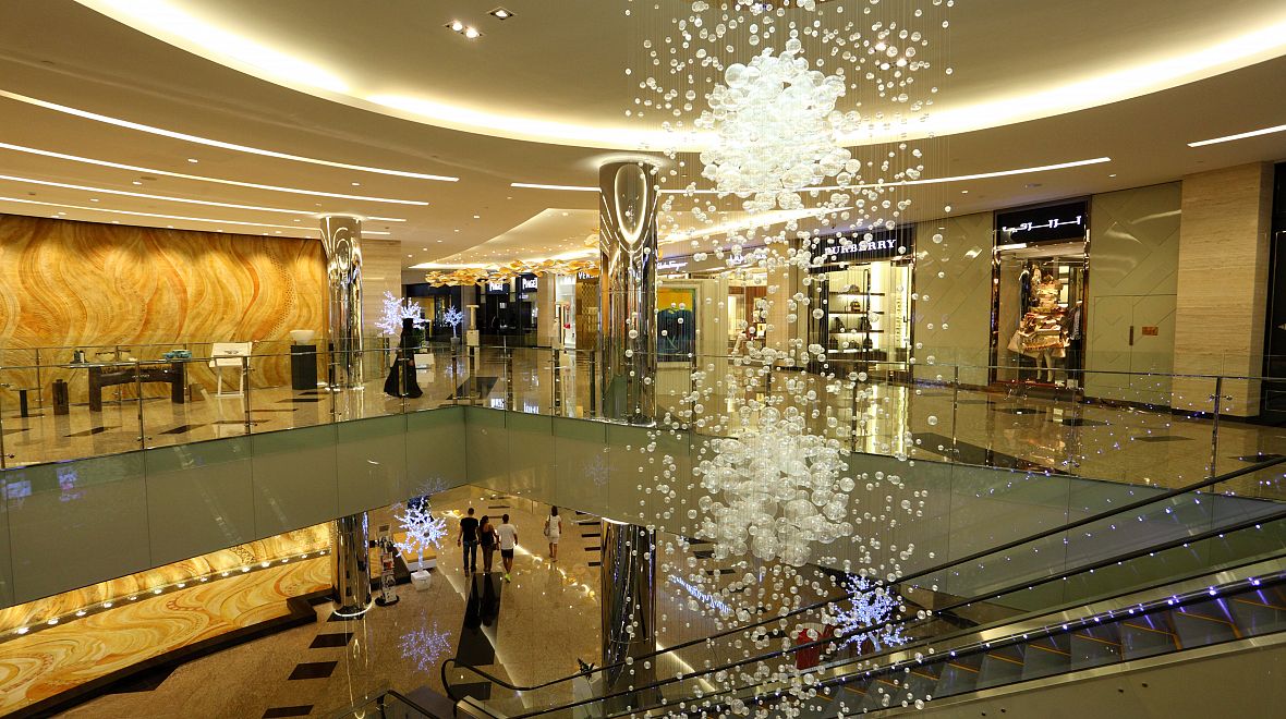 Interiér nákupního centra