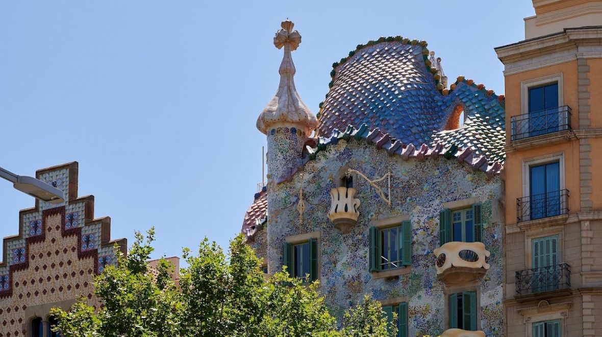 Casa Batlló. Dobře si tento dům prohlédněte.