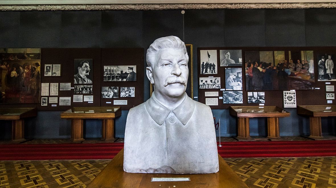 Muzeum J. Stalina ve městě Gori