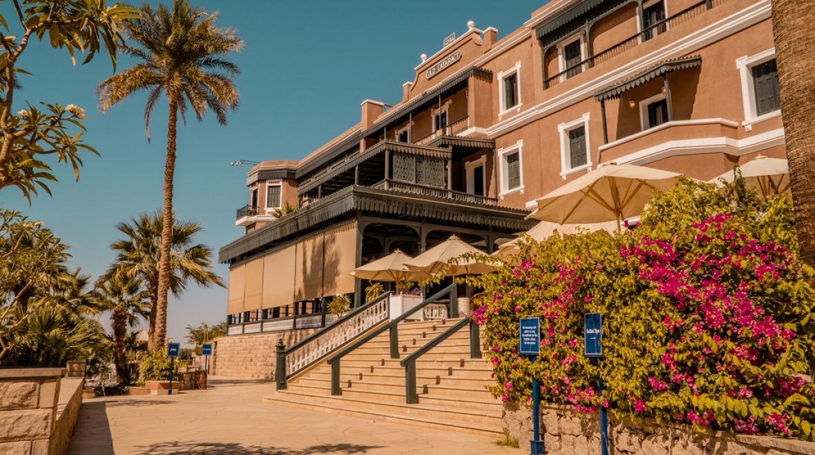Ikonický hotel Sofitel na břehu Nilu