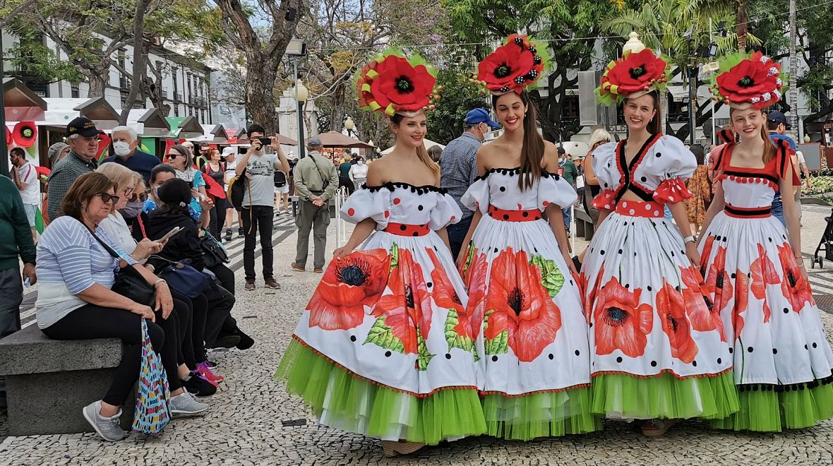 Květinový festival v ulicích Funchalu