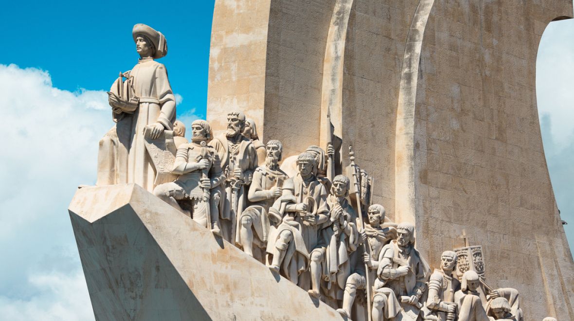 Památník připomínající zlatou éru Portugalska