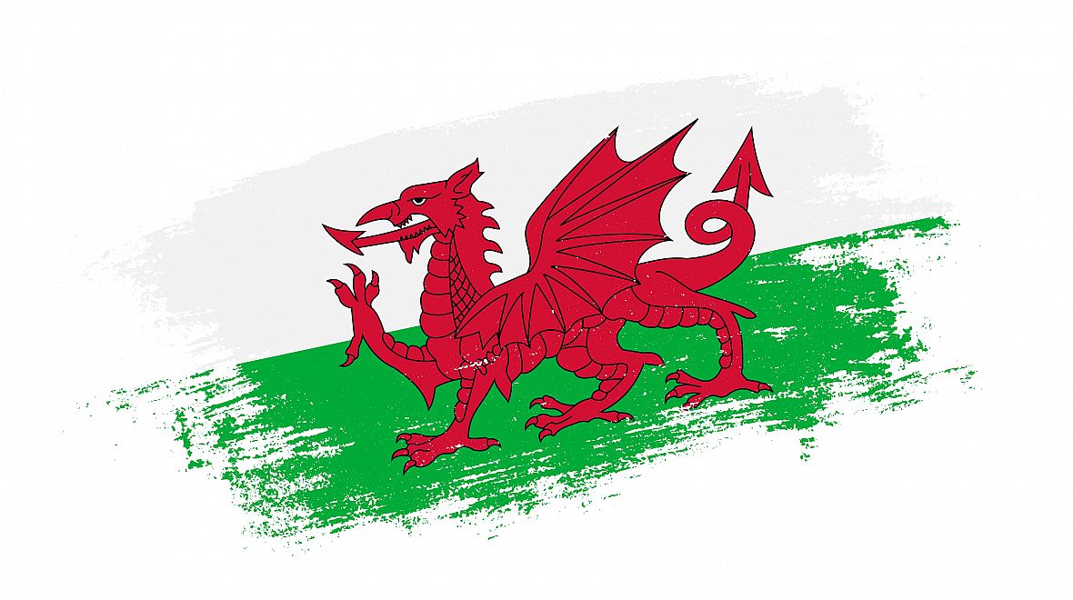 Ikonický červený drak je symbolem Walesu
