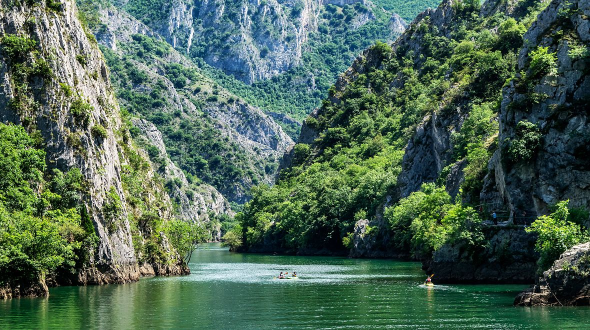 Nad přehradou vzniklo jezero Matka