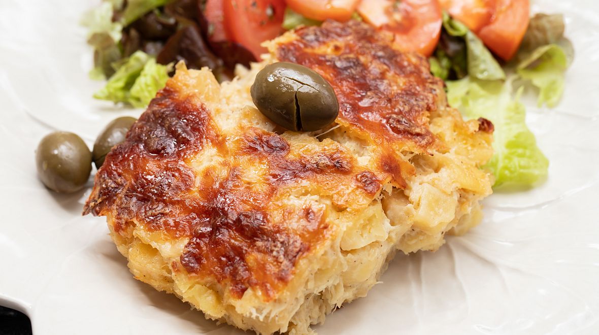 Bacalhau com natas