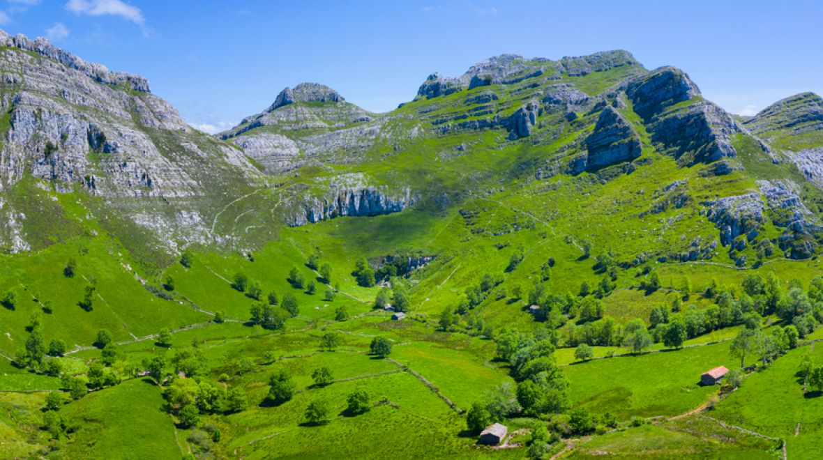 Malebné pastviny Pasiegas