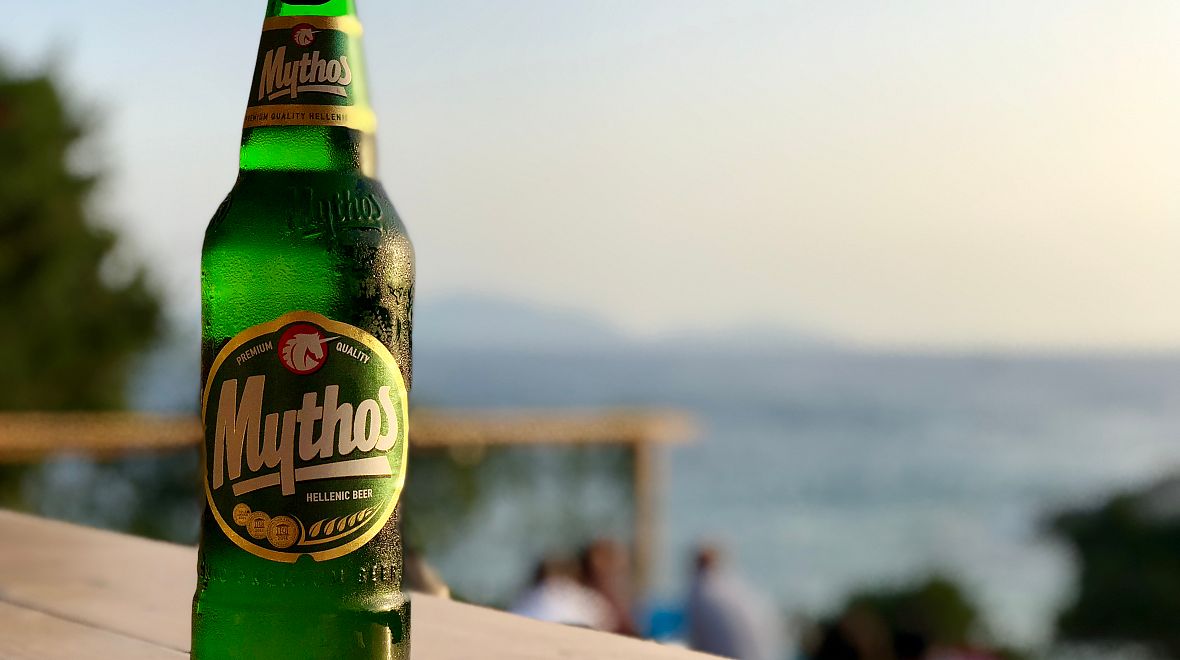 Řecké pivo Mythos