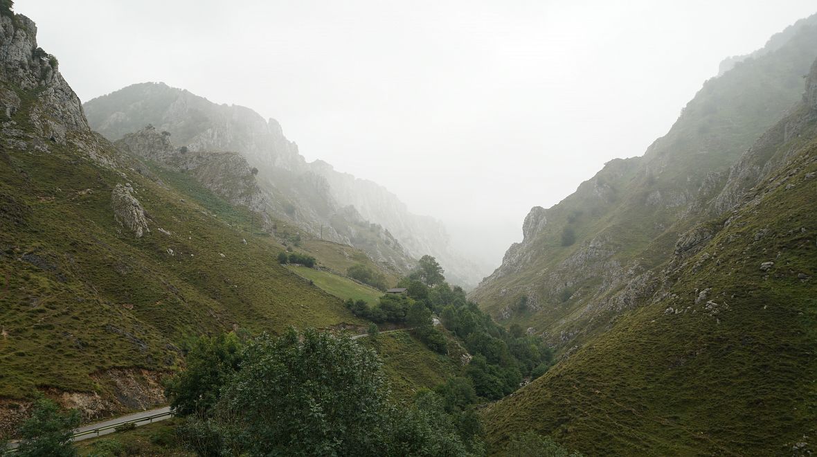 Picos de Europa v letním dešti