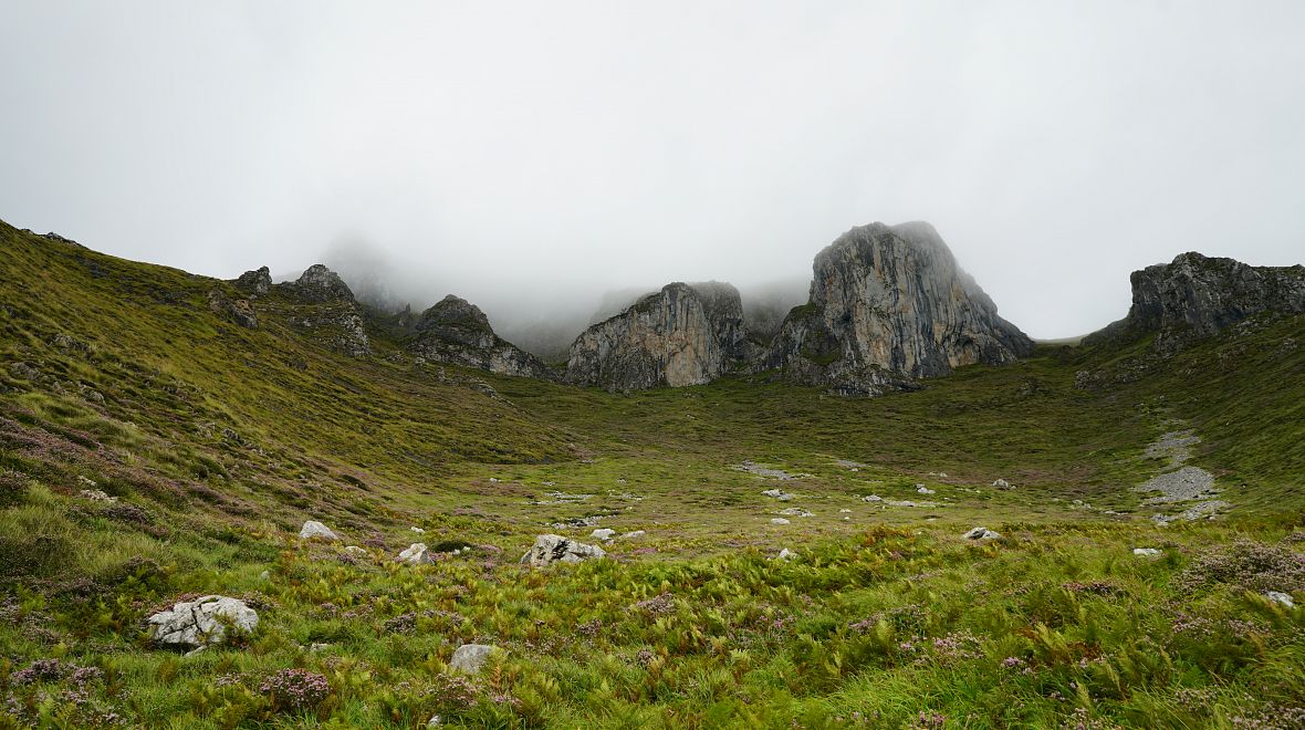 Vápencové štíty zlehka připomínají oblíbené Dolomity