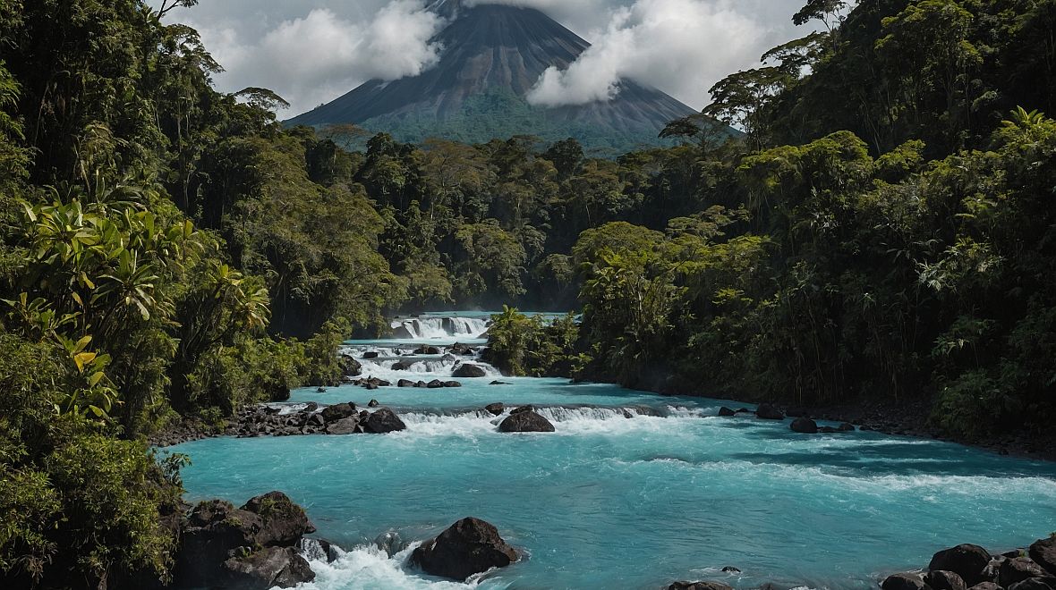 Kostarika se nachází v oblasti Středoamerického vulkanického oblouku