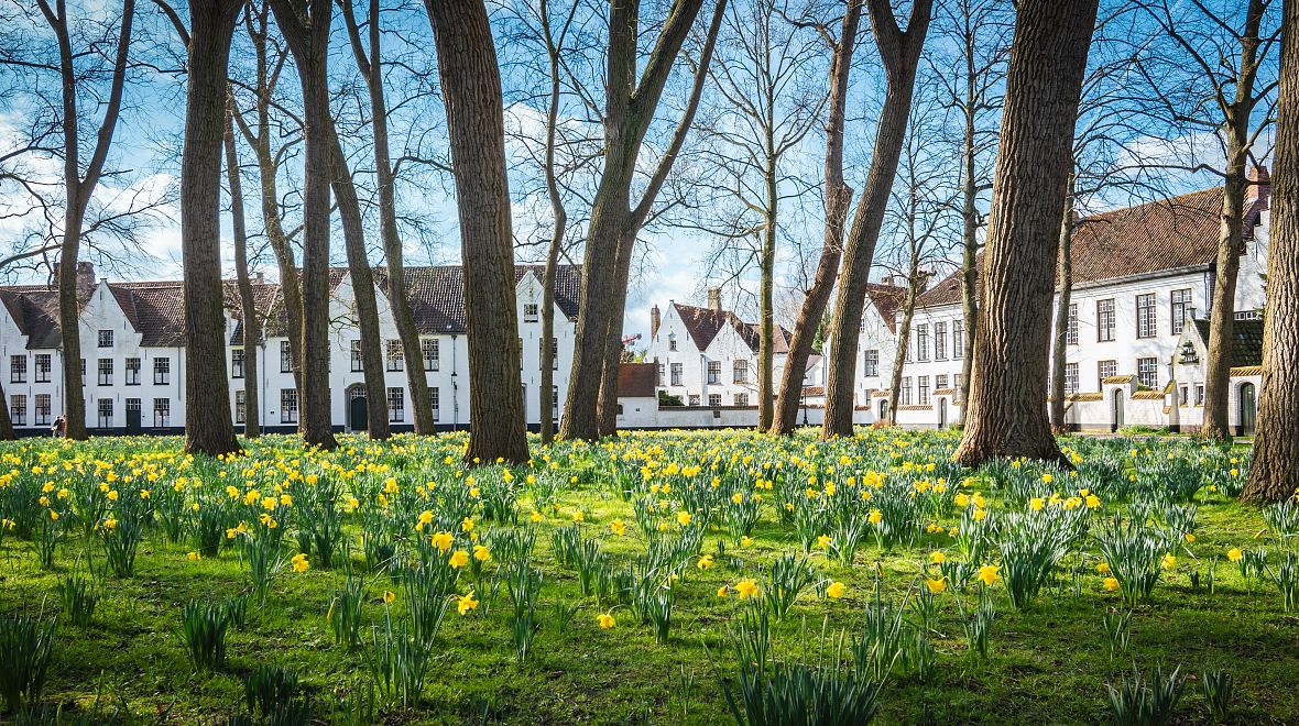 Projděte se kolem skvostných bílých domků