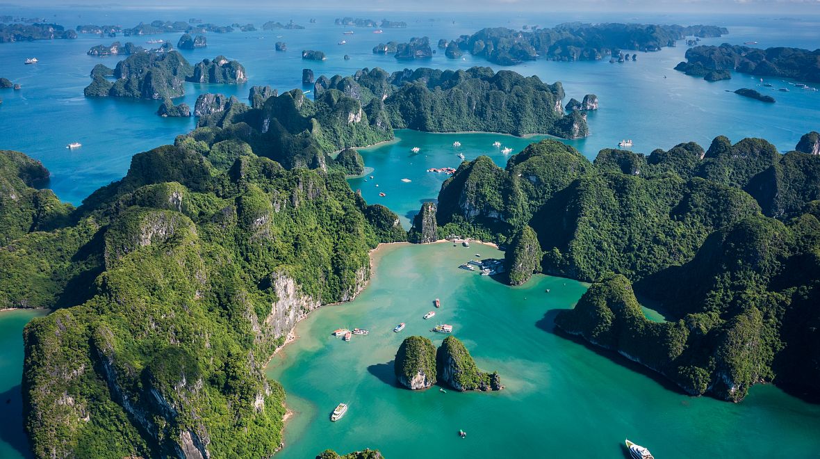 Draci jako ochránci oblasti se proměnili ve vápencové útvary