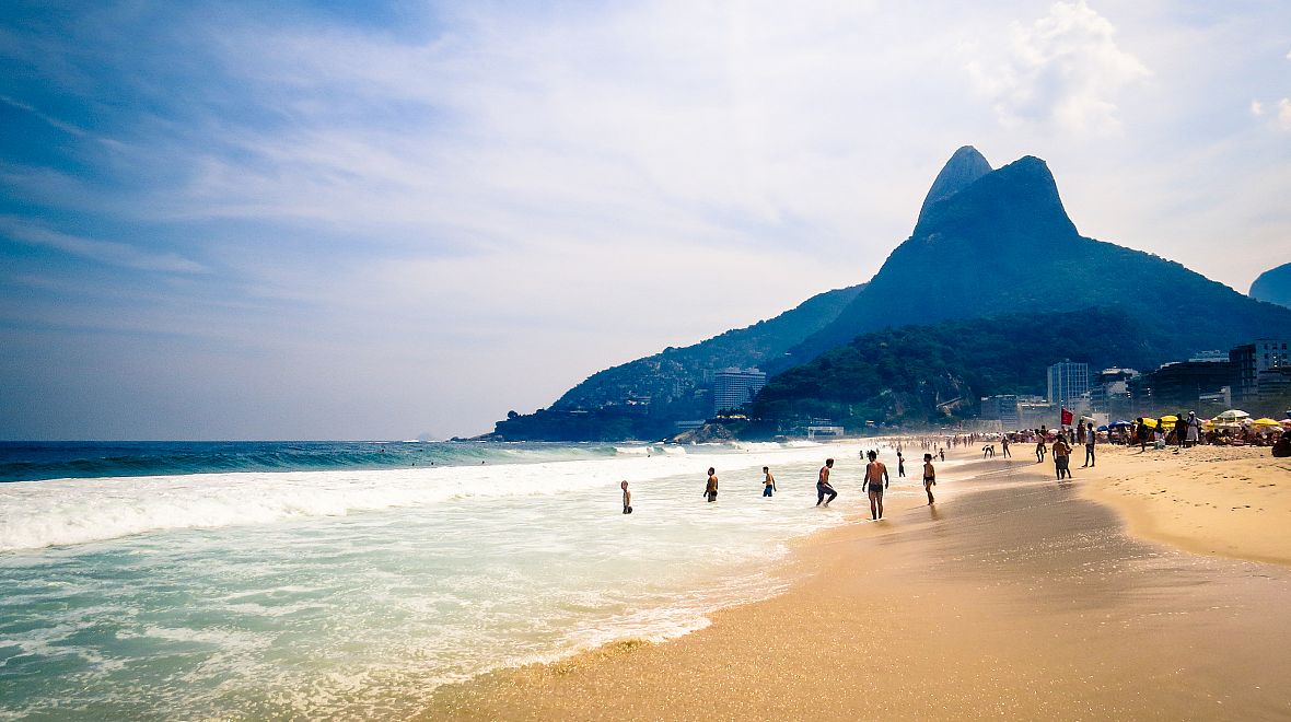 Nádherná pláž Ipanema v Riu