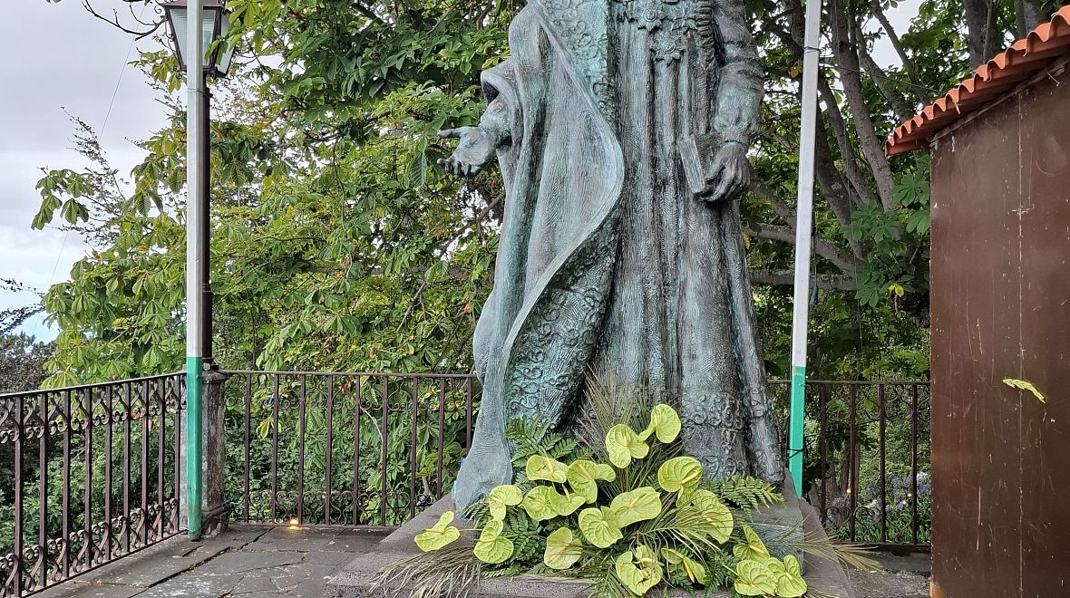 Socha posledního českého krále Karla I.