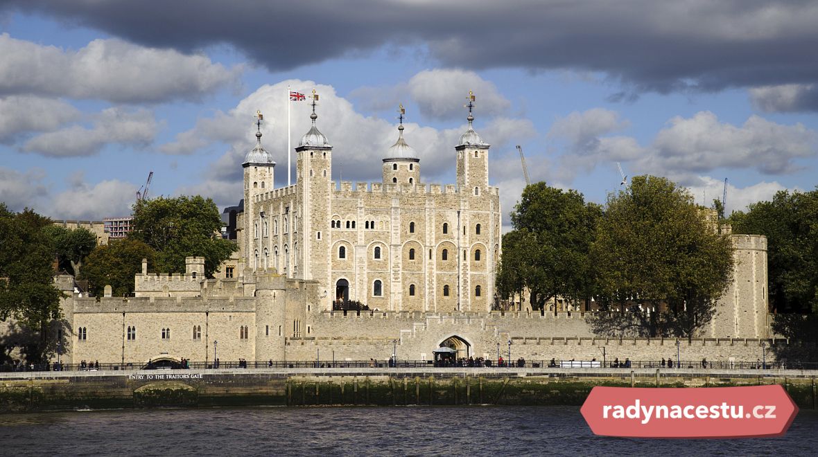 Tower of London  – právem zapsaný na Seznamu světového kulturního a přírodního dědictví UNESCO