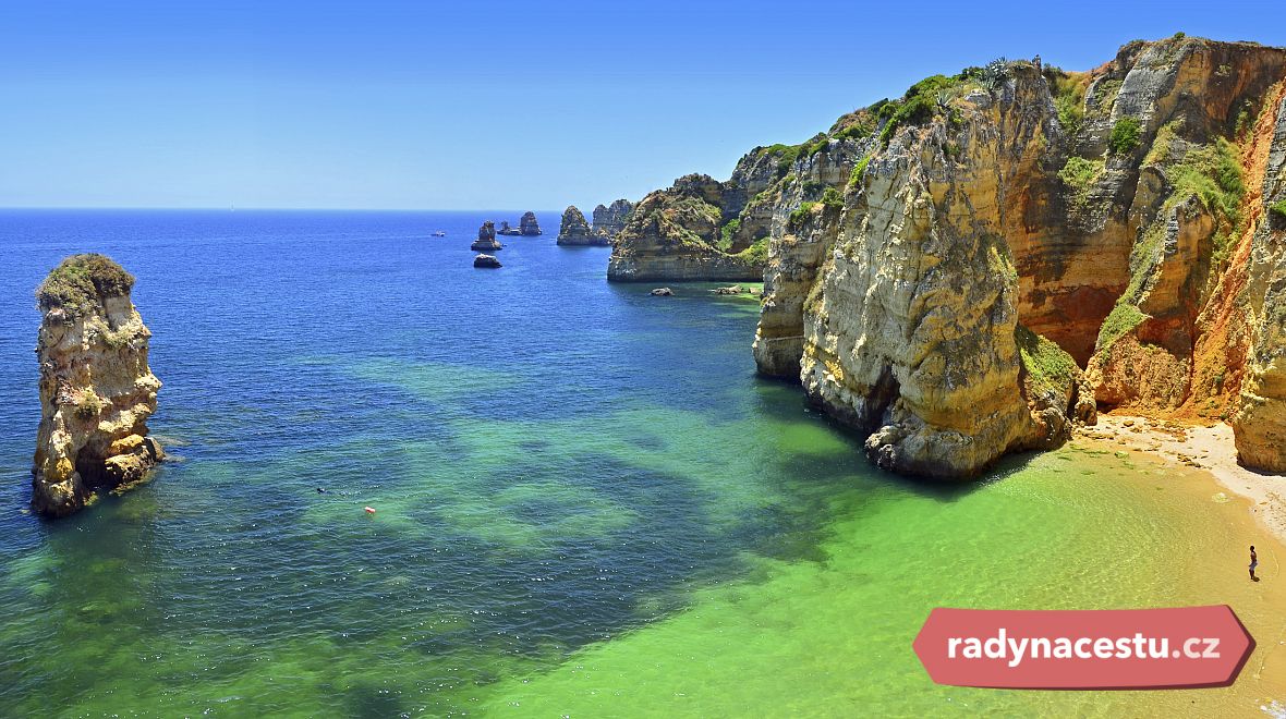 Pláže na pobřeží Algarve patří k nejkrásnějším v Evropě