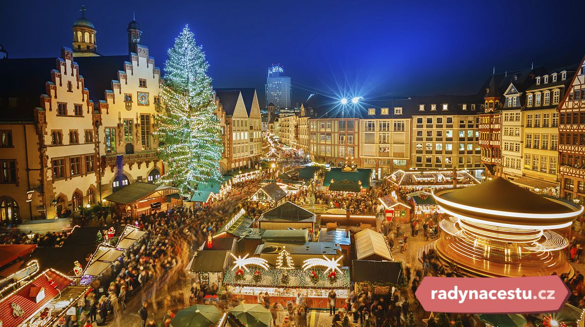 Vánoční trhy v Německu jsou kouzelné, Franfurkt