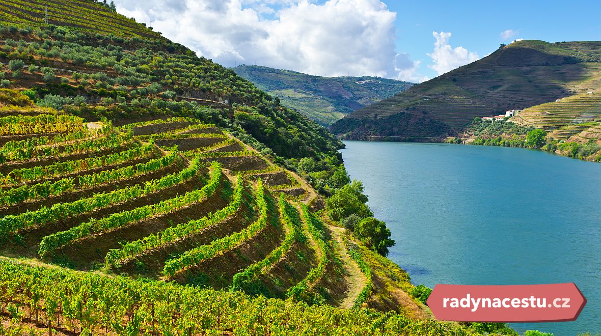 Kopcovité údolí řeky Douro