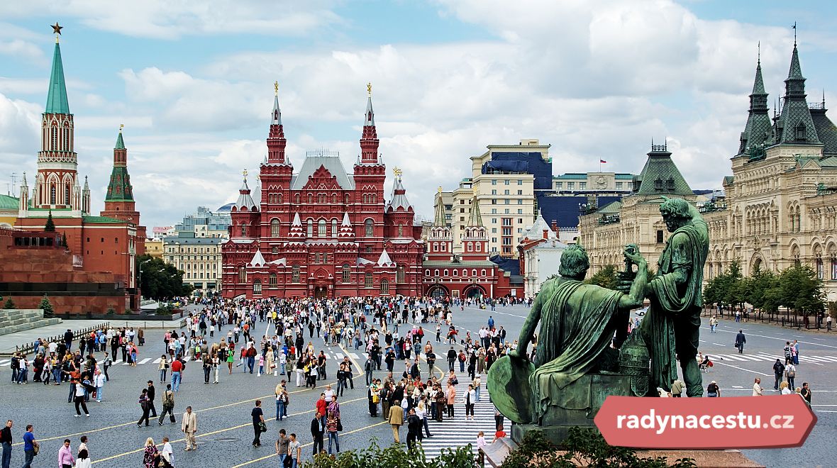 Rudé náměstí je neznámější obrázek z Moskvy