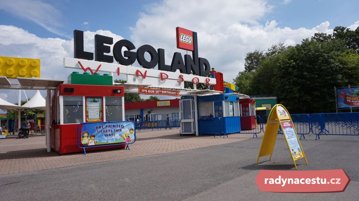 Vstup do Legolandu v městečku Windsor