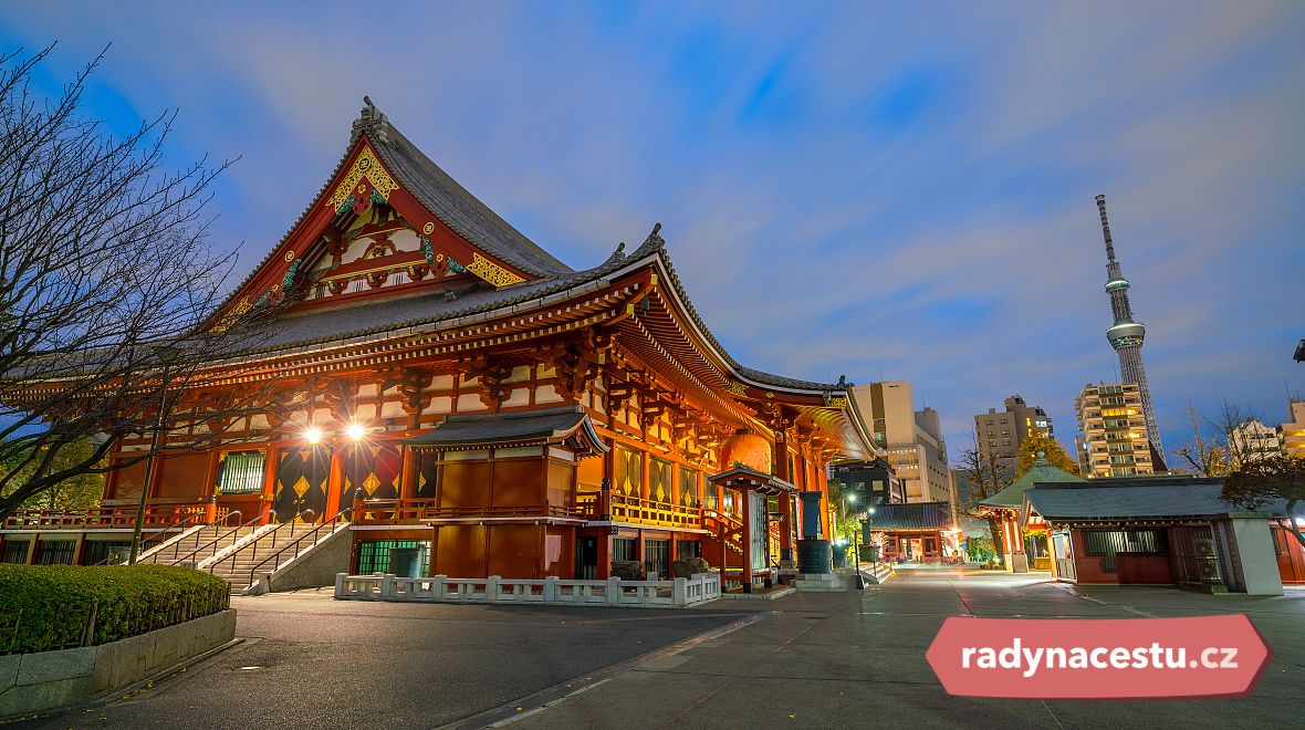 Nejnavštěvovanější chrám v Tokiu
