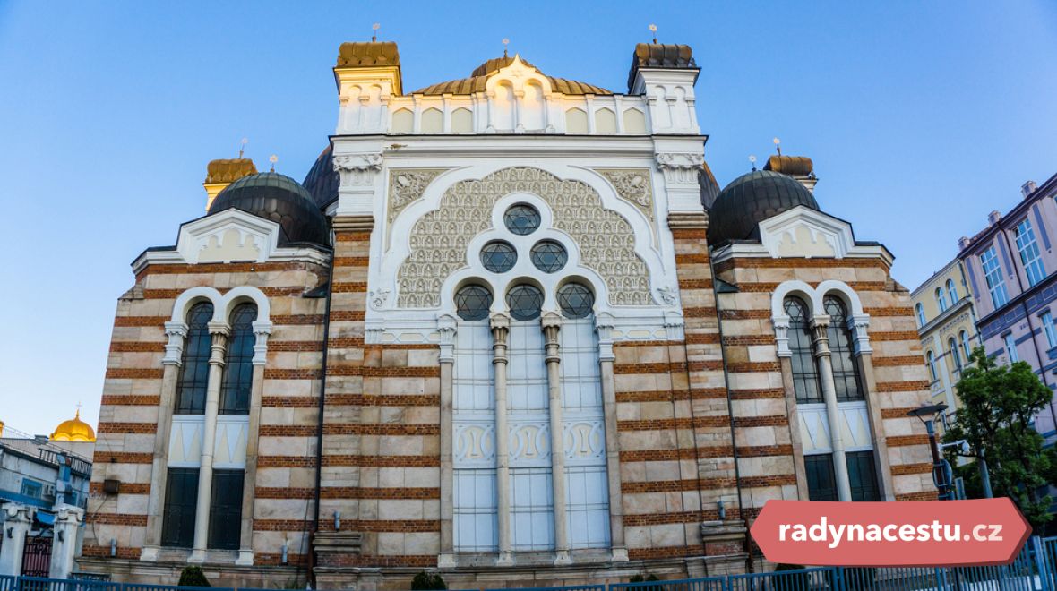 Velká synagoga v Sofii je největší sefardskou synagogou v Evropě