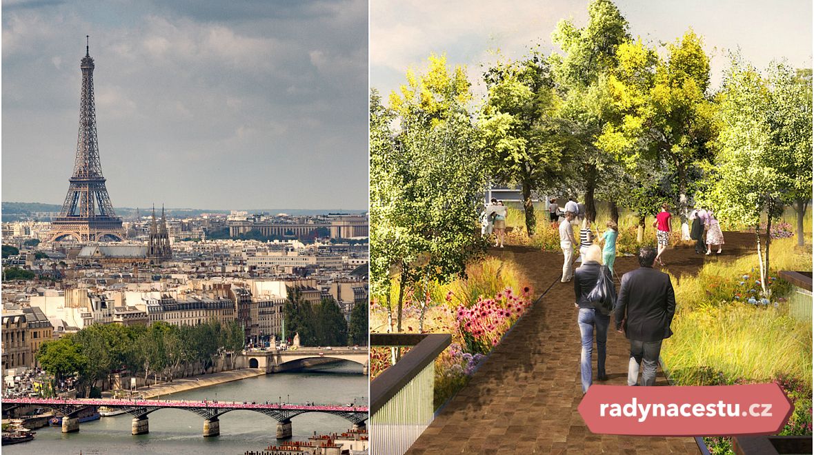 Najdou architekti zelených mostů nad Seinou inspiraci v nerealizovaném projektu v Londýně?