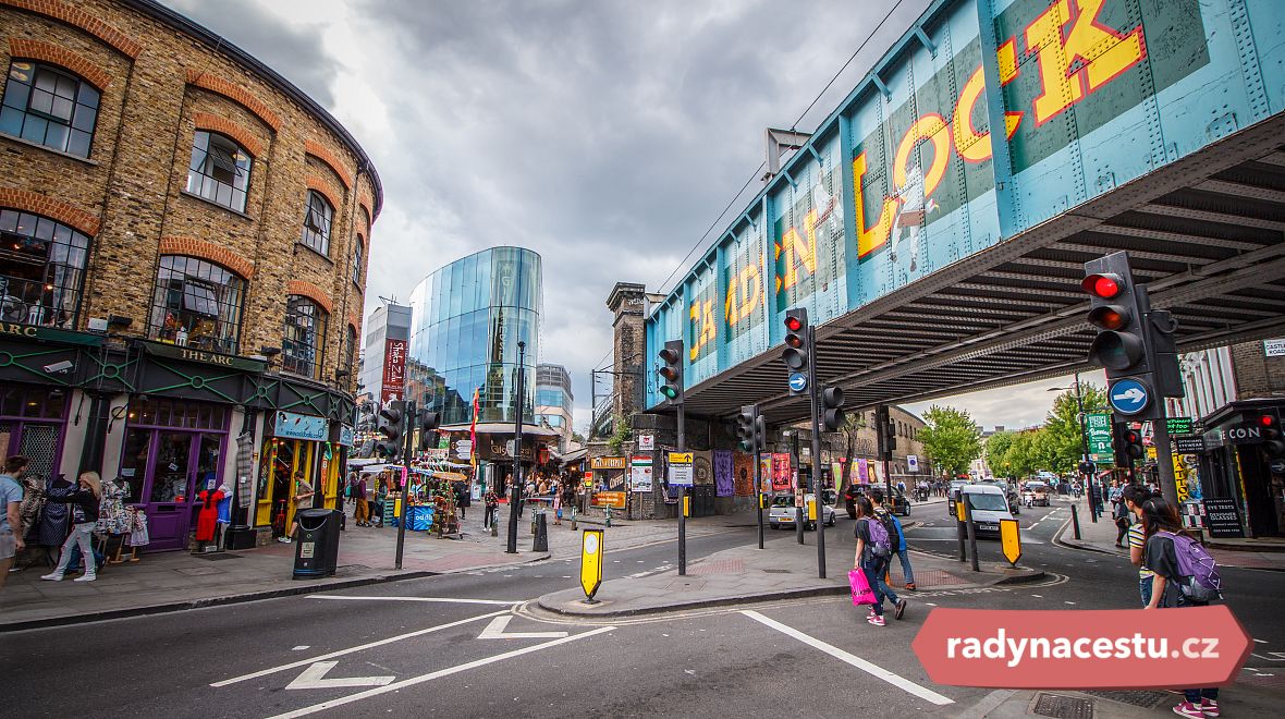 Trhy v Camden Town jsou jedny z nejoblíbenějších