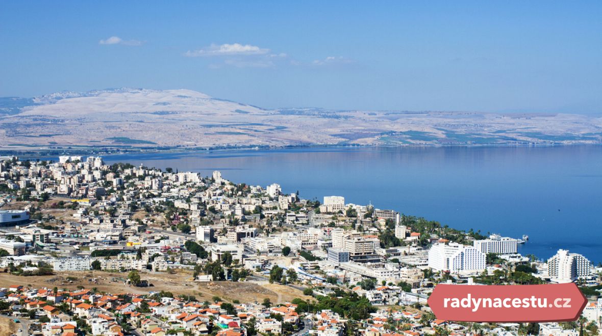 Tiberias u Galilejského jezera