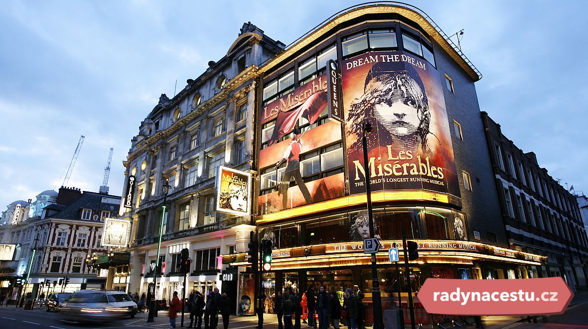 V londýnských divadlech můžete shlédnout ty nejznámější muzikály