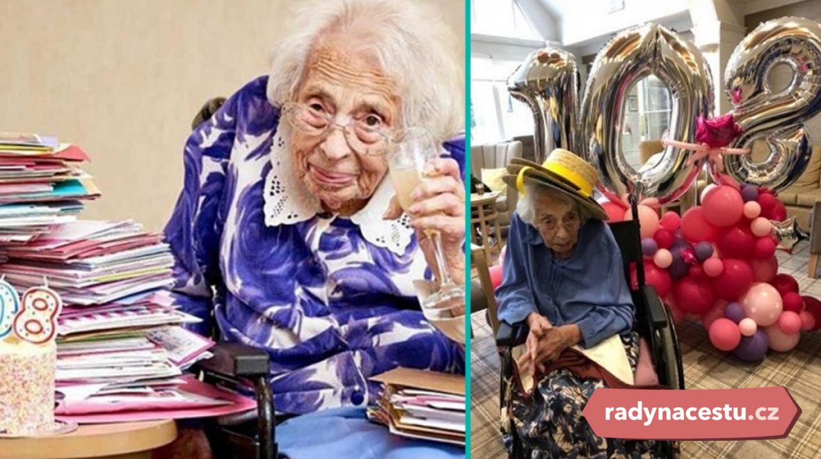 Dopřejte si po vzoru 108leté Dorothy sklenku šampaňského