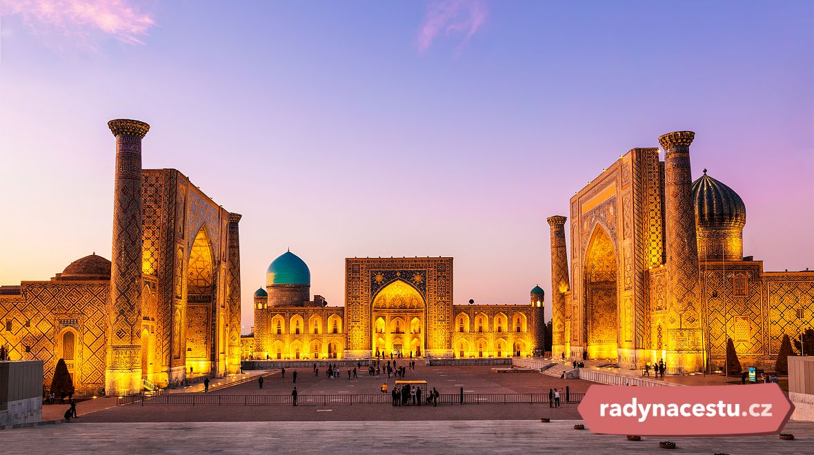 Objevte krásy náměstí Registan v Samarkandu