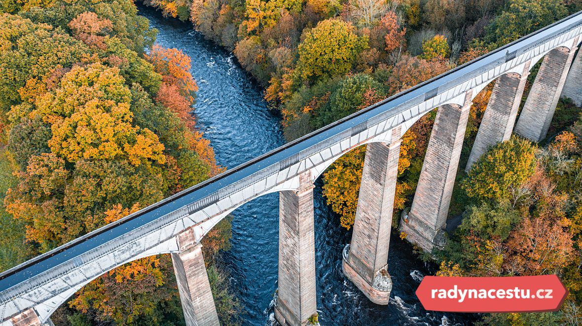 Nejvyšší splavný Pontcysyllte akvadukt