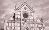 Kostel Santa Croce: místo odpočinku Galileo Galileie a Michelangela
