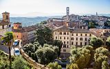 Perugia: město plné výhledů  a sladké chuti čokolády