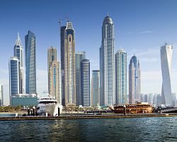Moderní čtvrť Dubai Marina
