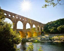 Jedinečný akvadukt Pont du Gard