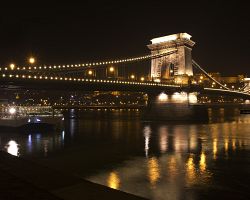 Známý Řetězový most je jedním ze symbolů Budapešti