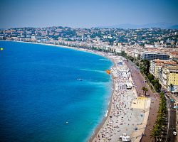 Kouzelné azurové pláže v Nice
