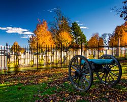 Připomínka krvavé bitvy u Gettysburgu z americké občanské války